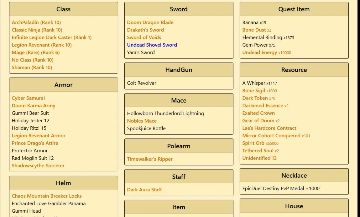 Conta aqw lvl 100 16 anos + GIoDA