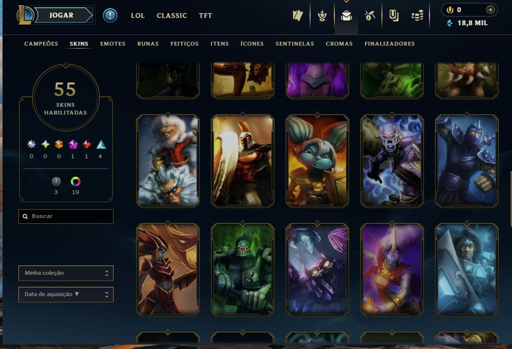 CONTA LEAGUE OF LEGENDS | NÍVEL 89 | VOLIBEAR DRAGÃO DA DUALIDADE PRESTÍGIO