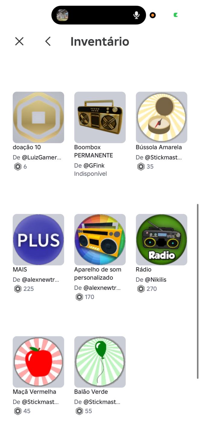 Conta Roblox com 1K De Robux
