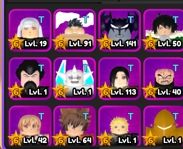 [PROMOÇÃO!] Personagens para trade. ALL STAR TOWER DEFENSE