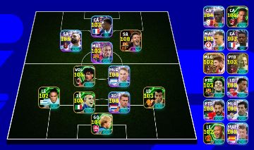 CONTA DE EFOOTBALL ANTIGA COM MESSI BLITZ E SALAH..