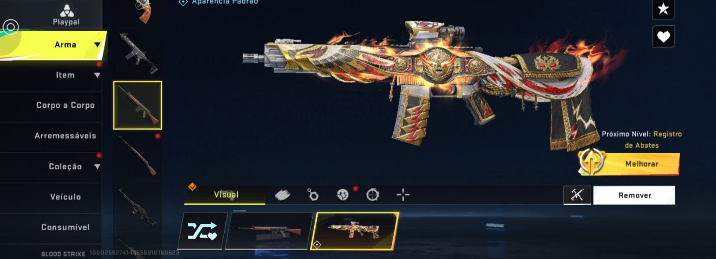 Conta blood strike no preço