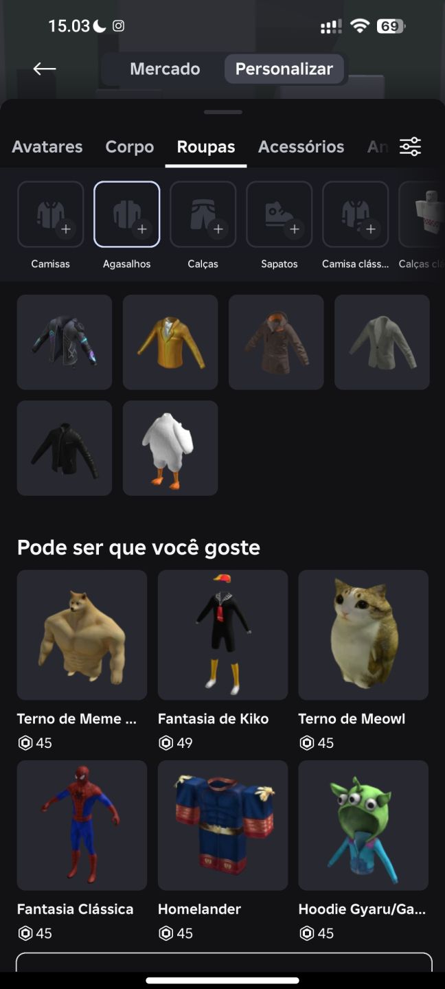 Conta do Roblox
