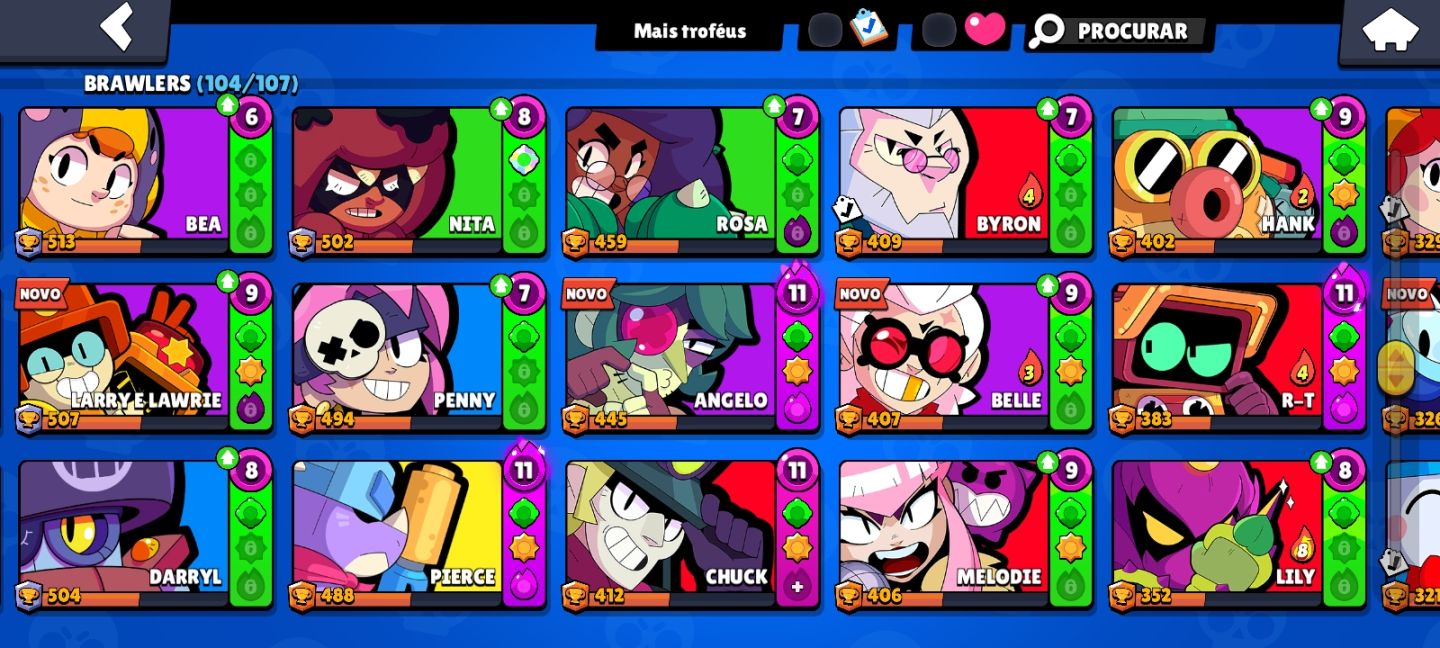 Conta de Brawl 50K de troféus, (PRA SAIR HOJE!!!))