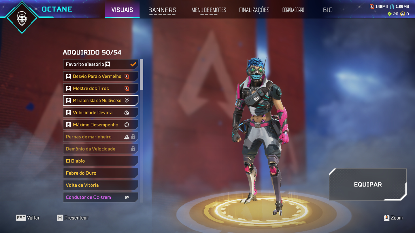 CONTA APEX LEGENDS 2 HERANÇAS