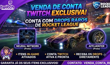 Rede Neural Preto,Affluenter Azul Celeste RLCS 2025 (7 Exóticas)Twitch Drops