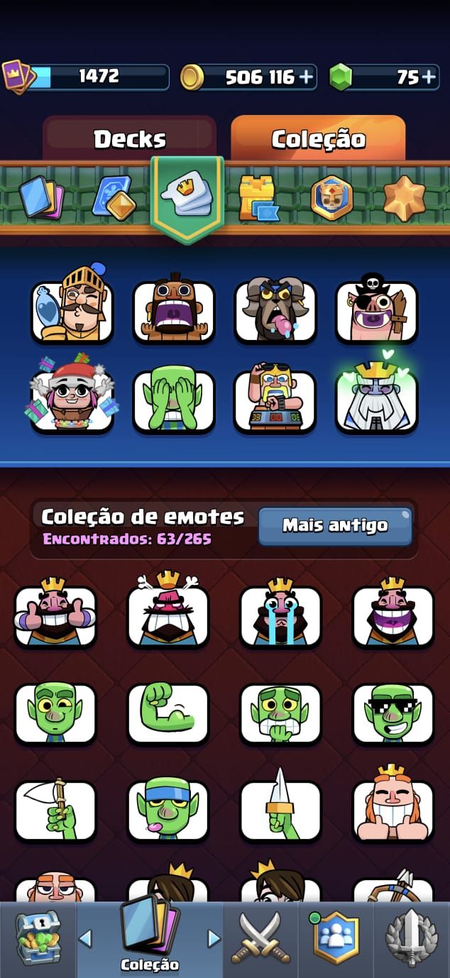 COMBO BRAWL STARS + CLASH ROYALE | 21K BS + 10.8K CR | Conta Supercell | +4 Anos