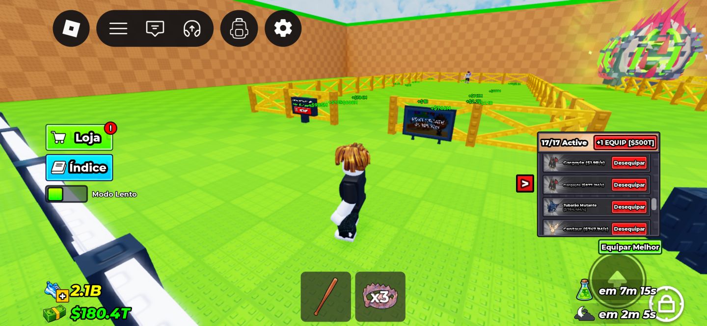 GÁRGULA+EQUINOX|MÍT:PÉGASO+2 TIGRE ONI|TRILHA x20|$166T|17/17|N11|ROBUX INVESTID