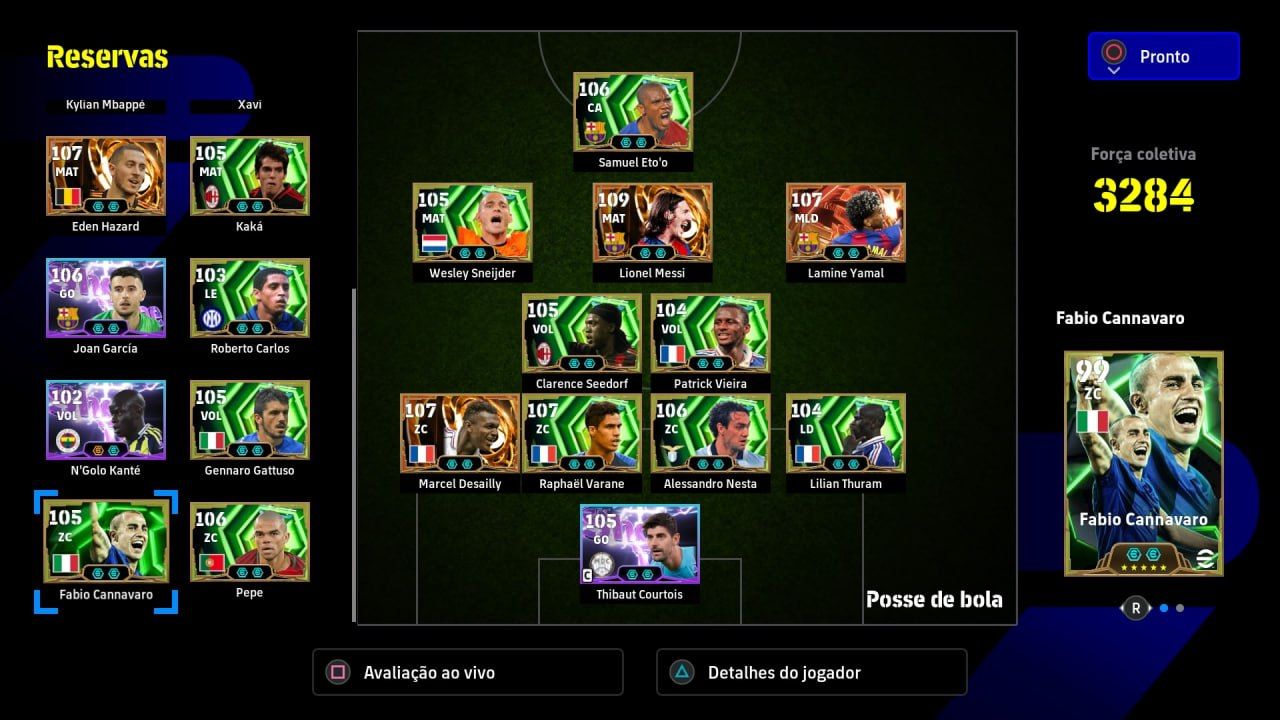 Conta eFootball Playstation Full Épica Completa