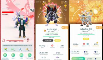 CONTA POKÉMON GO LEVEL 71 | 266 LENDARIO | 362 BRILHANTE | 265 PASSE | CLONES