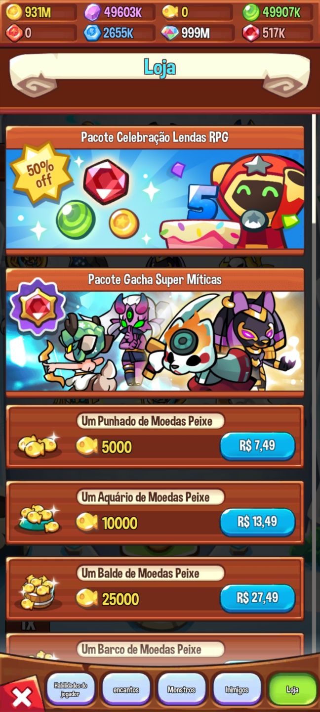 INVOCADOR: DEFESA DE TORRES (Summoner's Greed) ITENS E RECURSOS | ANDROID E IOS