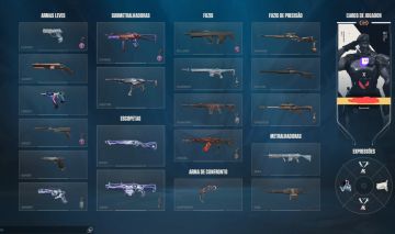 Conta de Valorant + League of Legends com alto investimento em skins e conteúdos