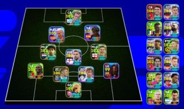 Conta efootball força coletiva 3217+Diego Forlan+Steven Gerrad+Lamine Yamal 106