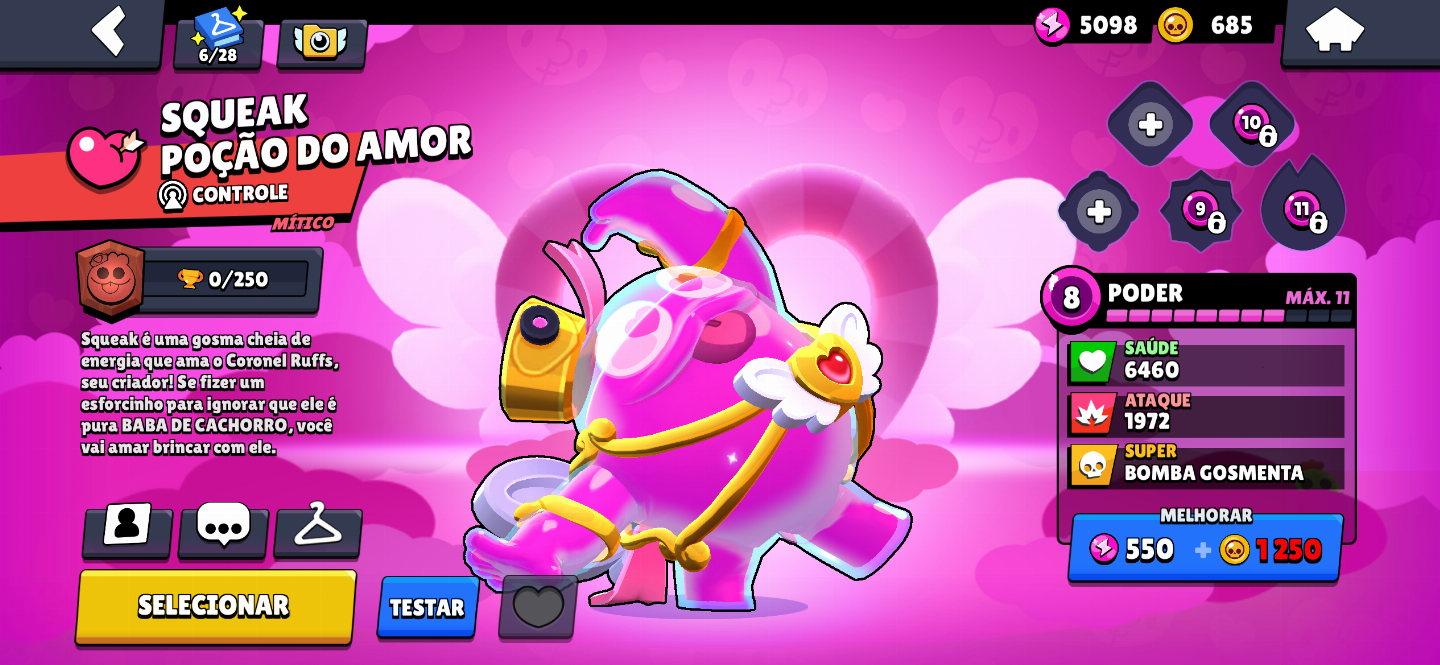 CONTA BRAWL STARS RARA (CRIADA EM 2020) 13.3K TROFÉUS | 112 SKINS