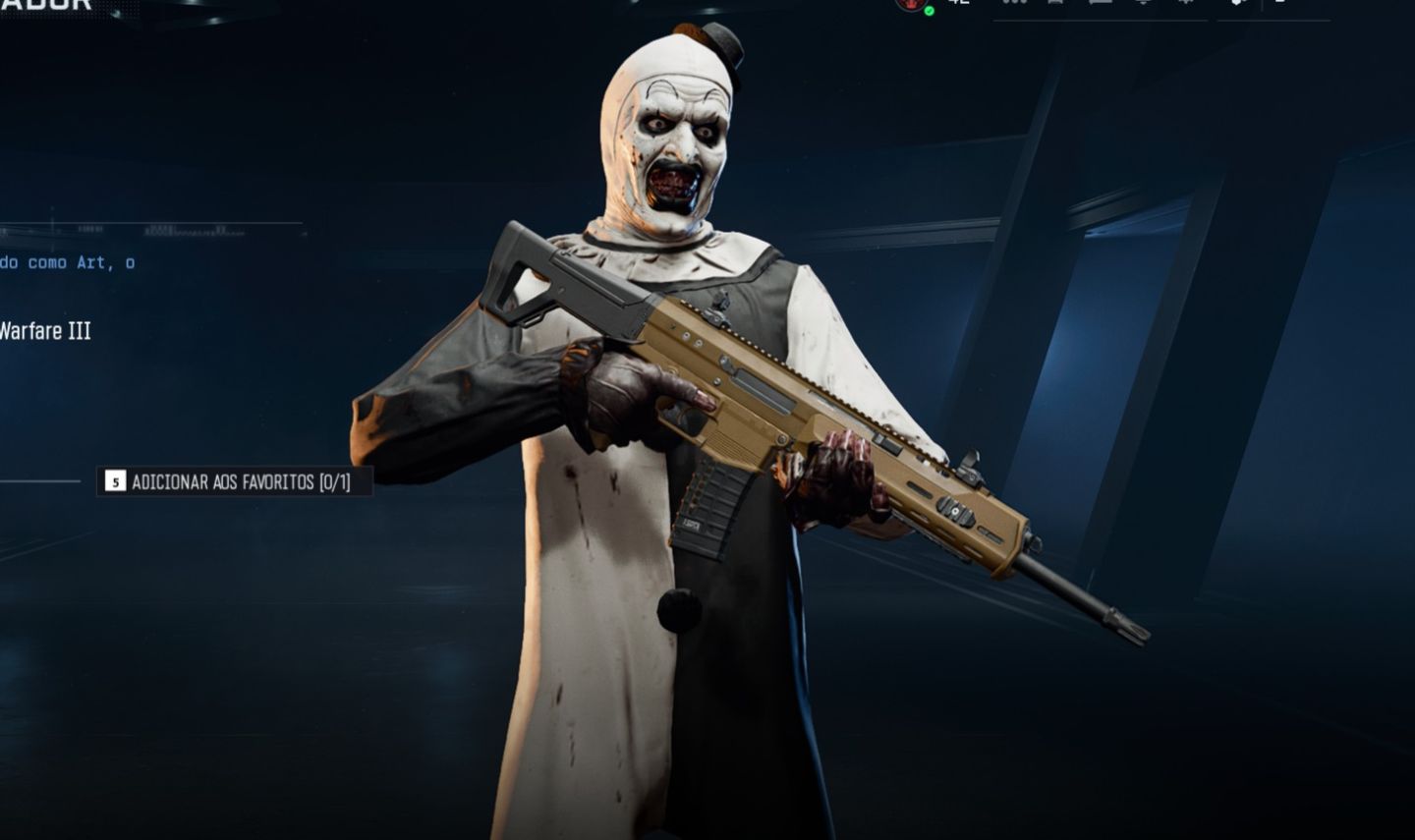 CONTA WARZONE IRIDESCENTE E MUITA SKIN