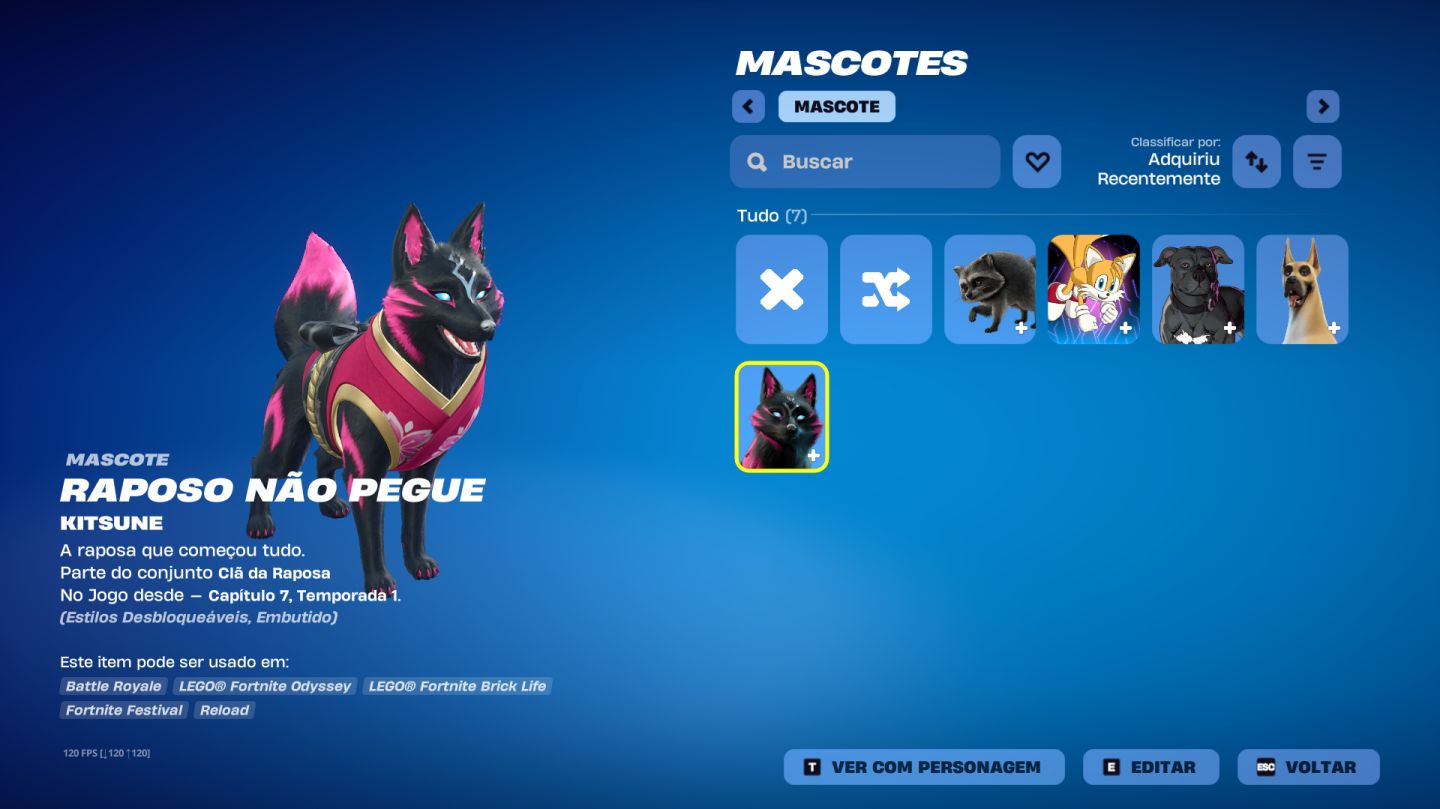 Conta Fortnite com Transcendental e outra skins da Temporada X e mais temporadas