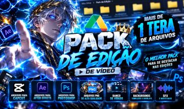 PACK DE EDIÇÃO DE VÍDEO ULTRA EDITION + BÔNUS [ MEMES ]