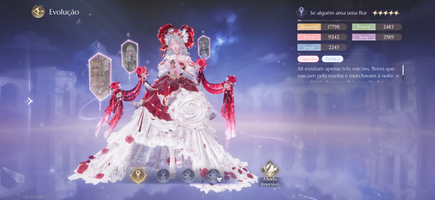 Conta Endgame - Infinity Nikki 16 sets completos + Looks Milagrosos + 4 inc.