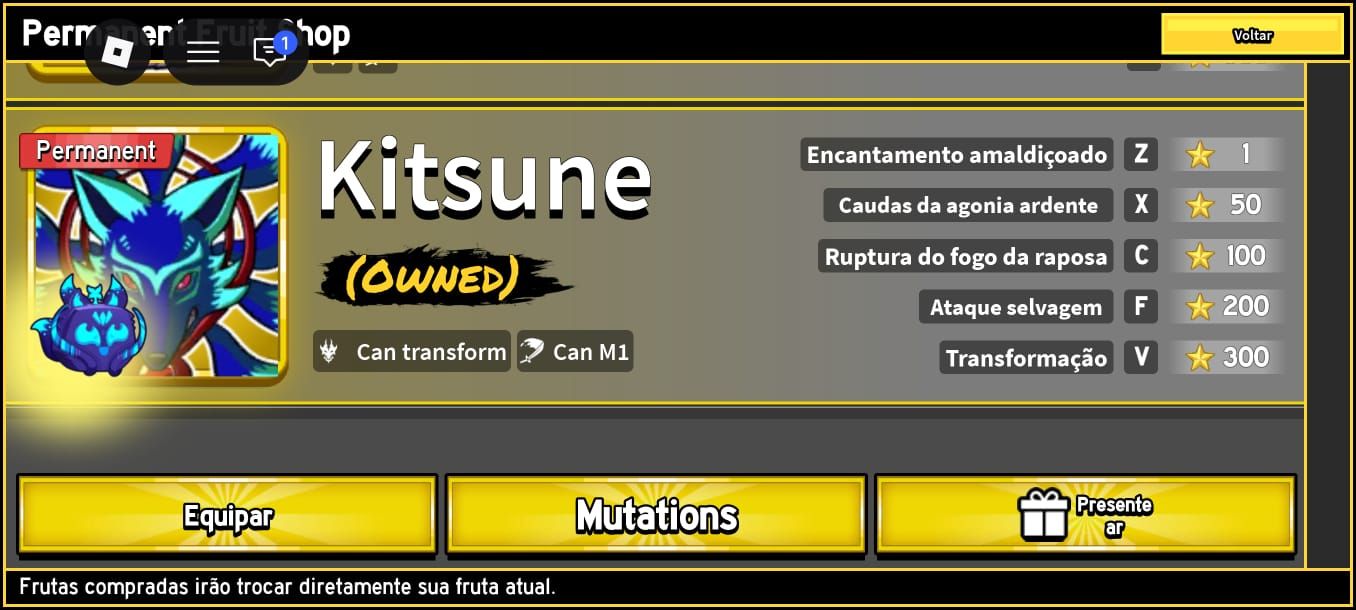CONTA COM KITSUNE CRIMSON PERM