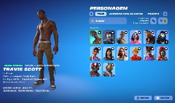 CONTA FORTNITE OG 2017 | TRAVIS SCOTT | STW FUNDADOR | 207 SKINS