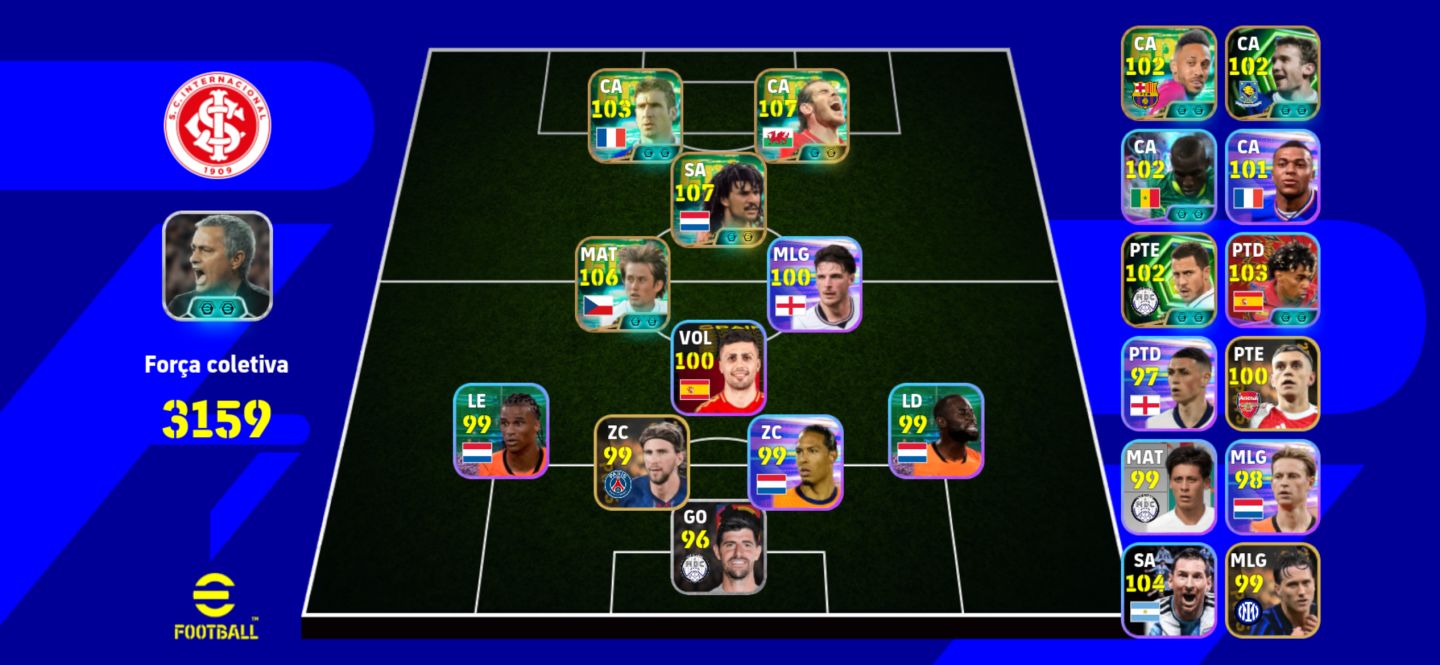 Conta Efootball com Gullit + Bale + Rosicky