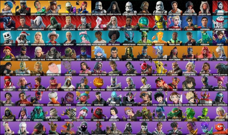 CONTA FORTNITE COM CLIX/GHOST/SAEKO/DANÇAS ICONES E MUITO MAIS!