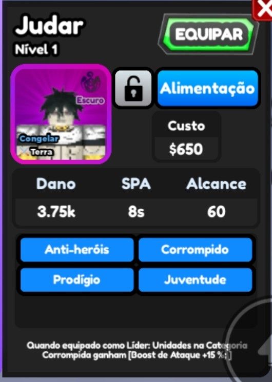(QUEIMA DE ESTOQUE) All star tower defense venda de personagens