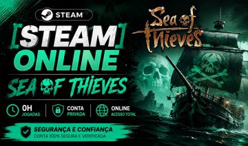 [STEAM] ONLINE | SEA OF THIEVES | 0H JOGADAS | CONTA PRIVADA