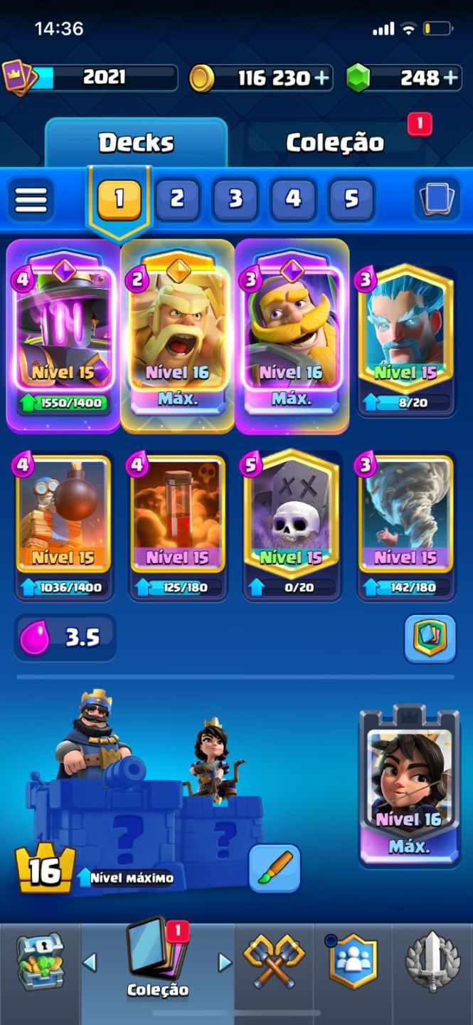 Conta clash royale 2017, full gemada, full acesso