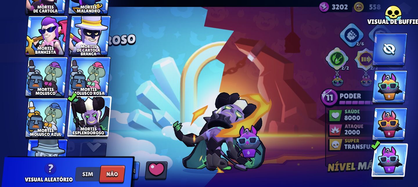 CONTA BRABA DE BRAWL STARS 70K TROFÉU, TODOS BRAWLERS