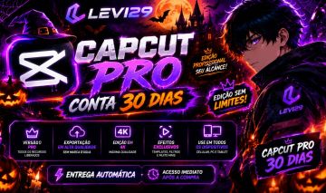 (MAIS BARATO) CAPCUT PRO 30 DIAS | 1K CRÉDITOS IA + 1 TB | ENTREGA AUTOMÁTICA