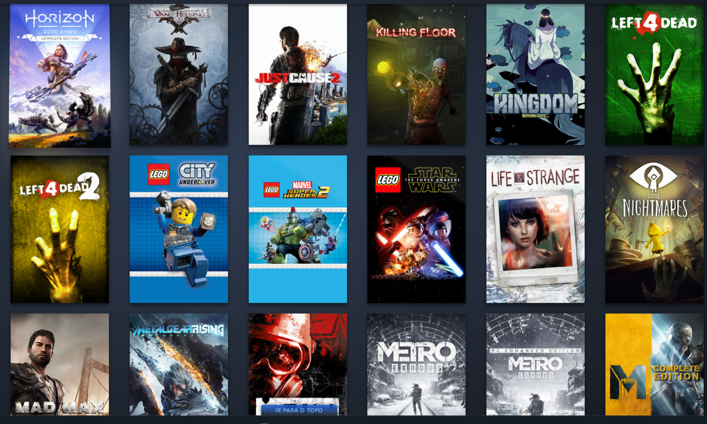 CONTA STEAM 9 ANOS (Jogos em menor preço Histórico)