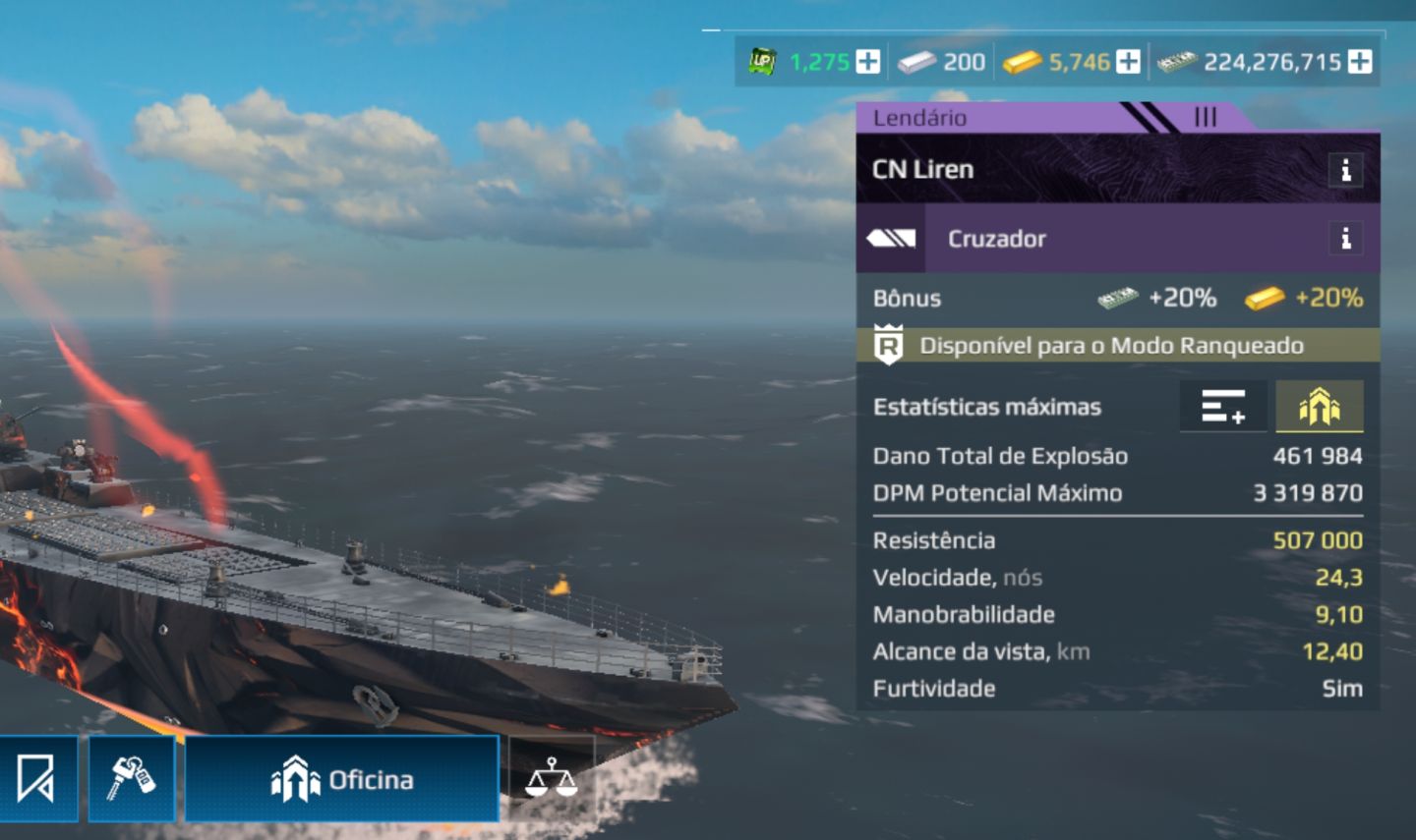 Conta de modern warships
