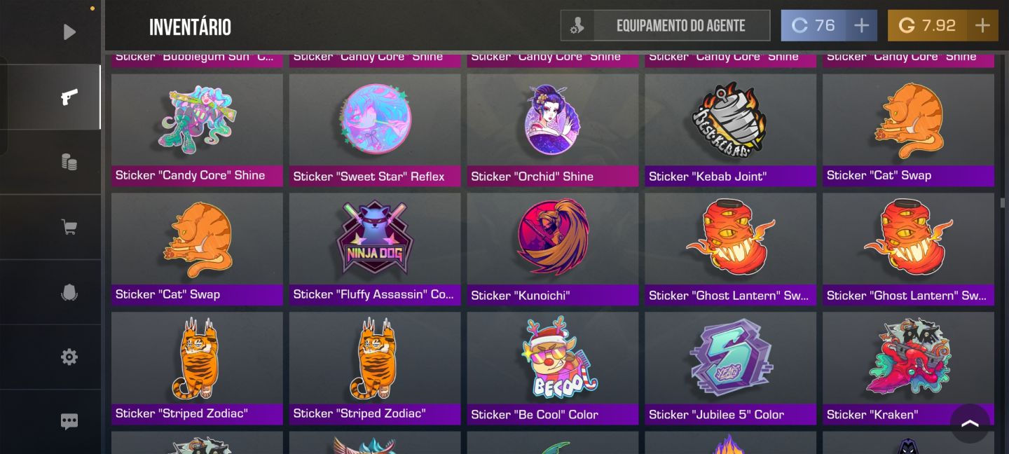 Conta Standoff 2 | Butterfly Legacy + Karambit Nebula | AKR Treasure Hunter, etc