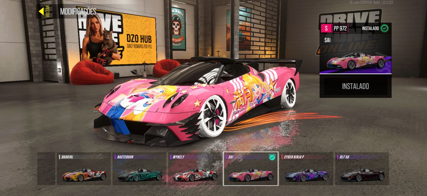 CONTA DRIVE ZONE CARROS FULL CP