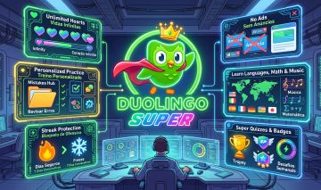 Duolingo Super 30 dias + Brinde