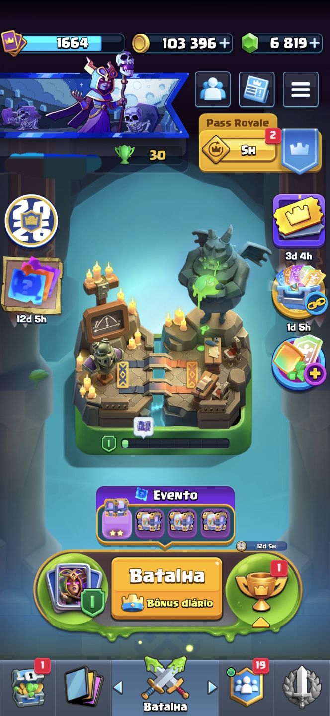 Muitas Contas Fortes da Supercell Juntas Cv17, clash 14k de troféus, etc