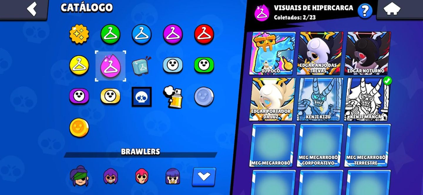 Conta Brawl Stars | 75 Brawlers | 36k Troféus