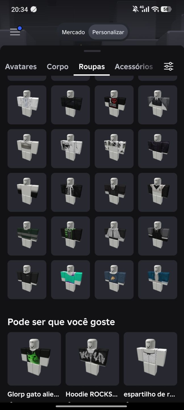 Conta Roblox com passe em diversos jogos (descrição)