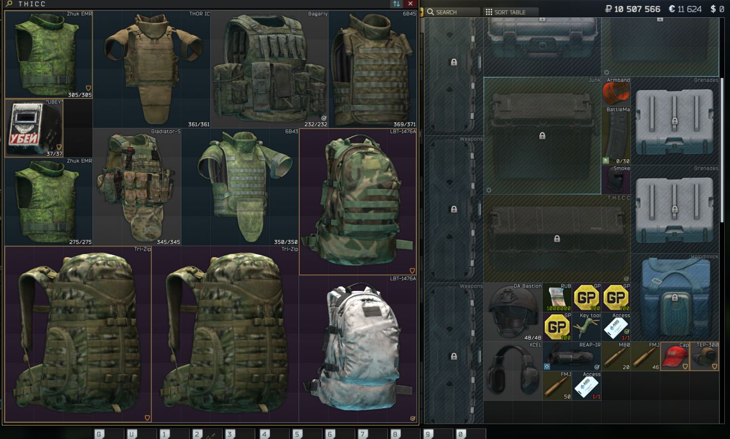 Conta Tarkov + Tarkov Arena, PvP zone: level 42, PvP season: level 31