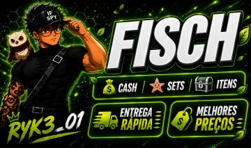 FISCH ROBLOX - PEIXE / CASH / SETS / ITENS