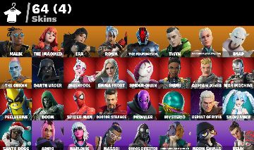 FORTNITE conta mais de 65 SKINS E muitas picareteas