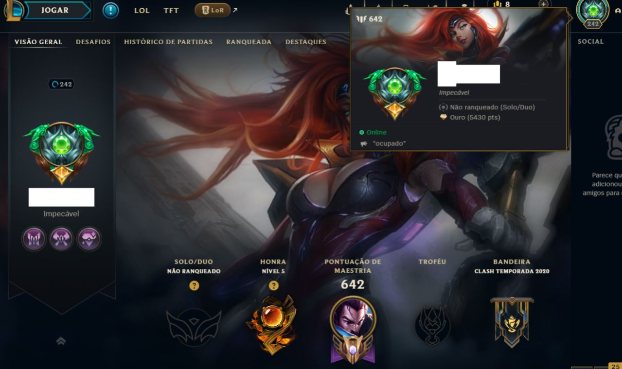 CONTA LOL BR | FULL ACESSO + EMAIL | 140 SKINS | TODOS CAMPEÕES | LVL 247