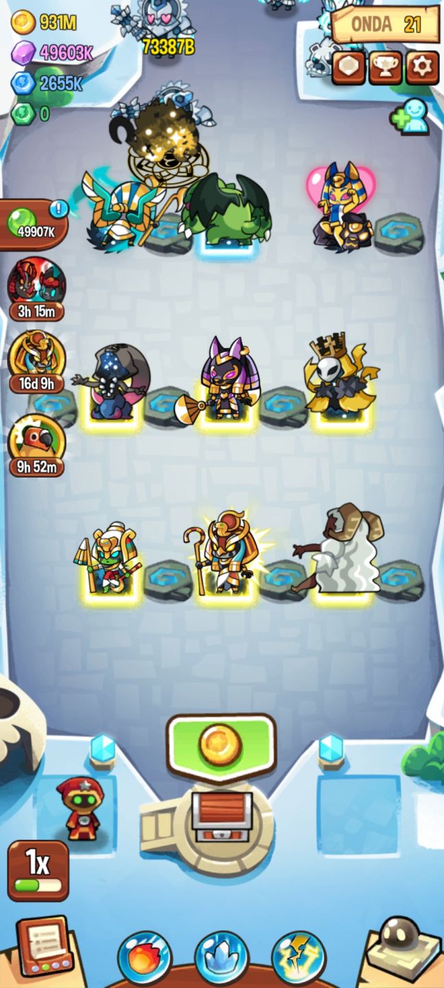 INVOCADOR: DEFESA DE TORRES (Summoner's Greed) ITENS E RECURSOS | ANDROID E IOS