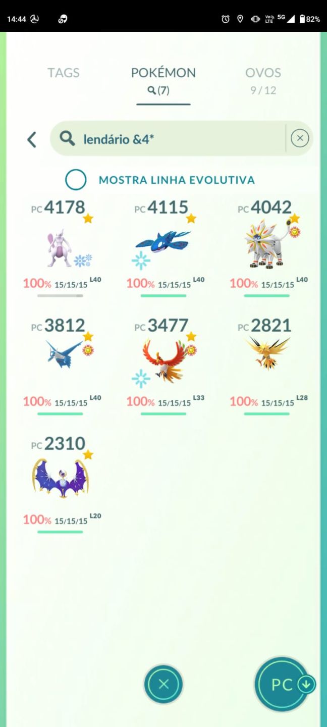 Conta Pokémon GO LV.72