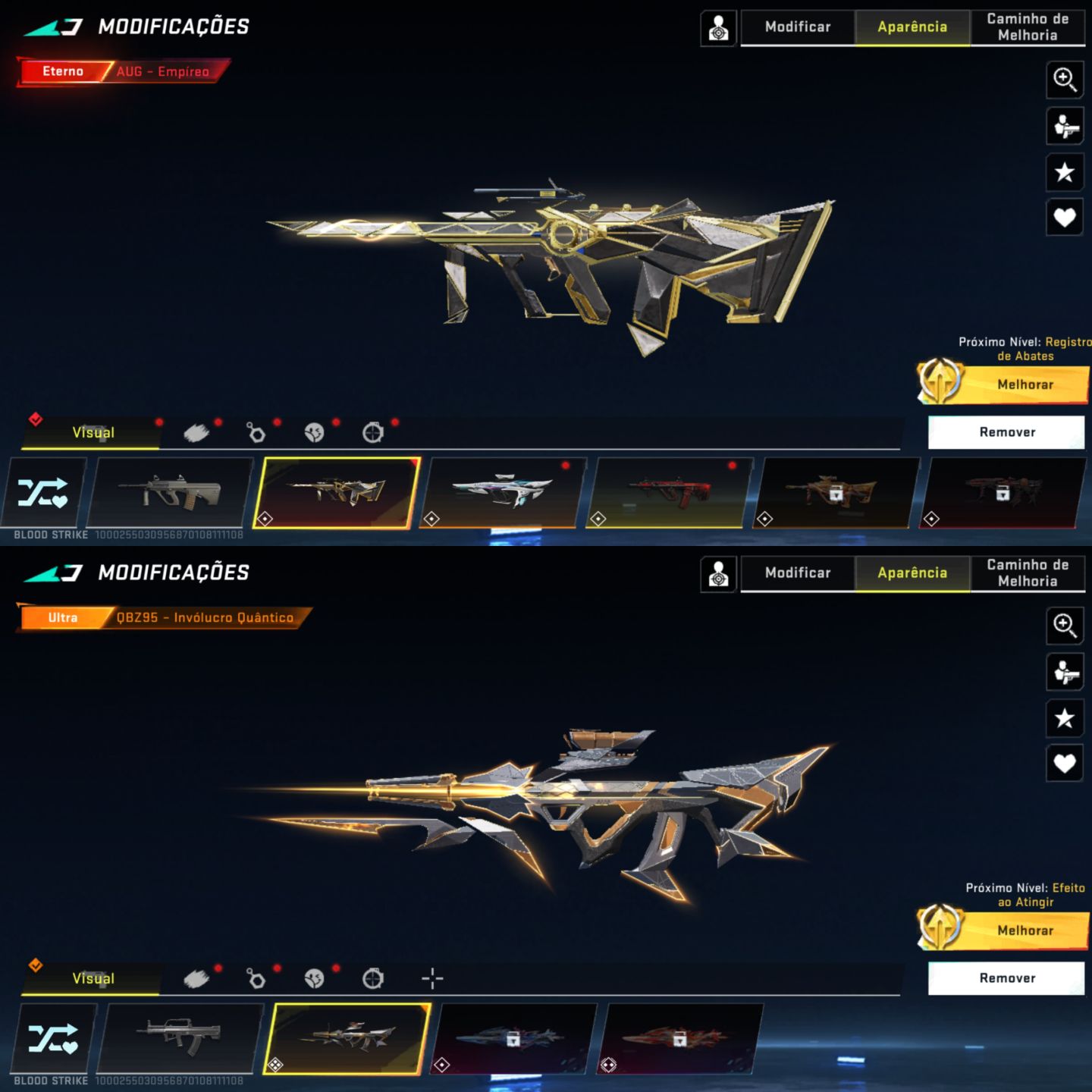 CONTA BLOOD STRIKE COM ENZO ETERNO