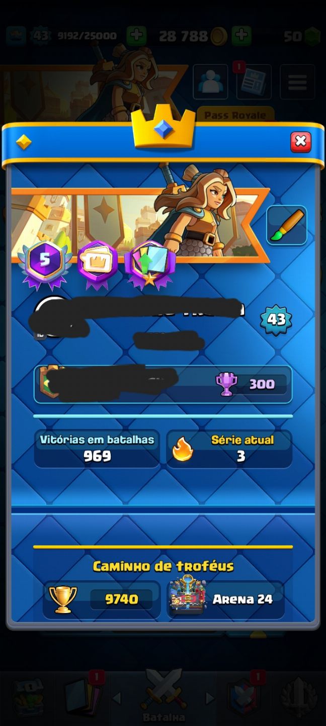 CONTA DE CLASH 5 ANOS 9700 TROFÉUS