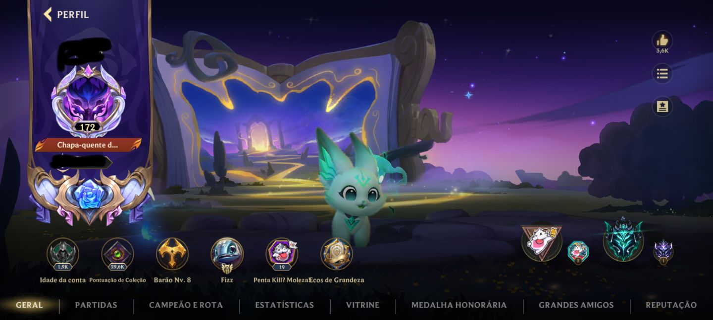 Conta Wild Rift Nivel 172 Todos os dados completos