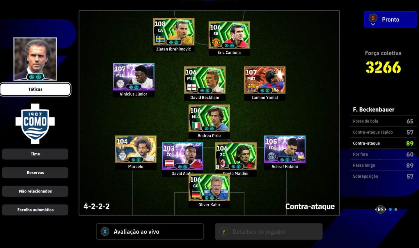 CONTA EFOOTBALL(XBOX-PC) COM YAMAL BIG TIME VINI JR BLITZ E COMPANIA