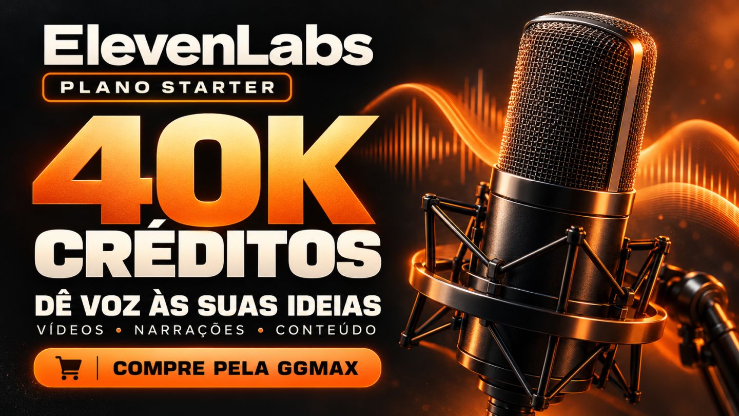 ElevenLabs Privado | Starter 40K ou Creator 131K Créditos Entrega Rápida